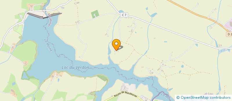 localisation de l'entreprise SCI JOIE  MAULEVRIER