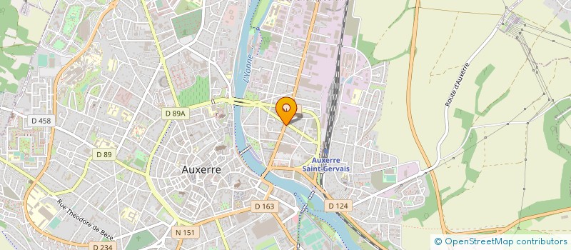 localisation de l'entreprise SCI JOIE DE VIVRE à AUXERRE