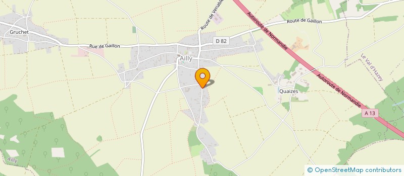 localisation de l'entreprise SCI JOIGNEAUX  AILLY