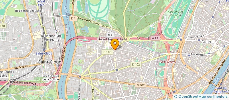 localisation de l'entreprise SCI JOIGNY1 à BOULOGNE-BILLANCOURT