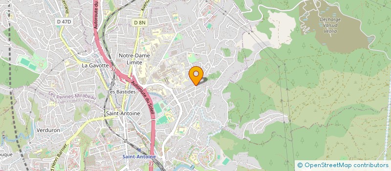 localisation de l'entreprise SCI JOJANE à MARSEILLE