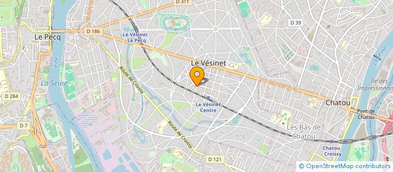 localisation de l'entreprise SCI JOJUKEOR  LE VESINET