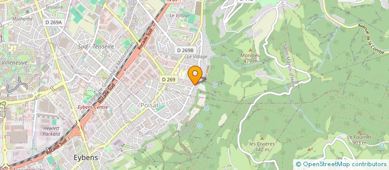 localisation de l'entreprise SCI JOKA  SAINT-MARTIN-D'HERES