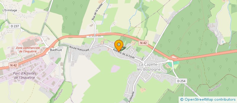 localisation de l'entreprise SCI JOKE  LA CAPELLE-LES-BOULOGNE