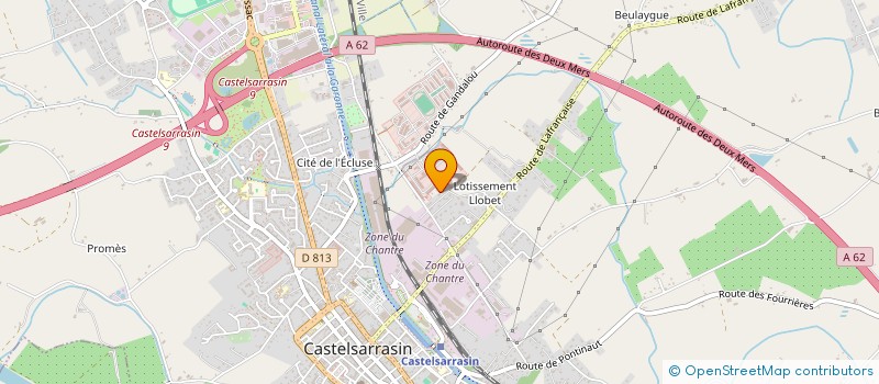 localisation de l'entreprise SCI JOKEJE  CASTELSARRASIN