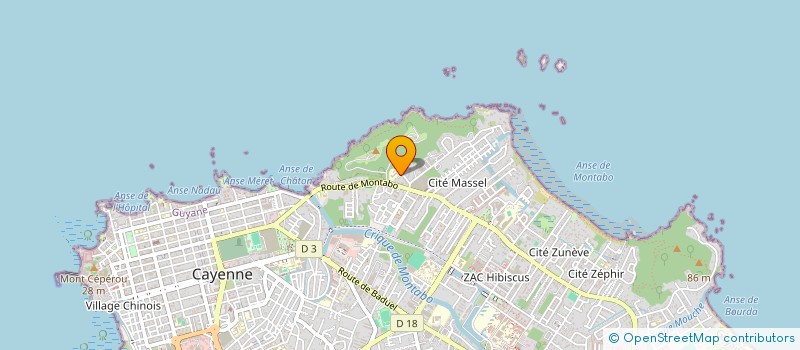 localisation de l'entreprise SCI JOKEMIMA  CAYENNE