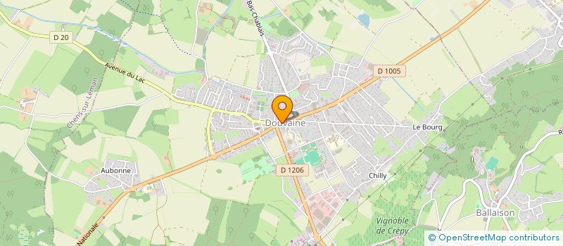 localisation de l'entreprise SCI JOKEN  DOUVAINE