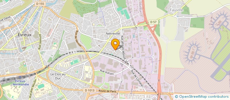 localisation de l'entreprise SCI JOKER  EVREUX