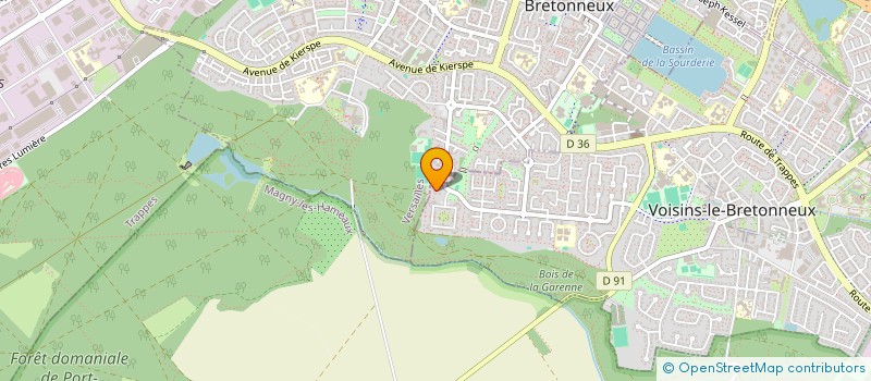 localisation de l'entreprise SCI JOKER  VOISINS-LE-BRETONNEUX