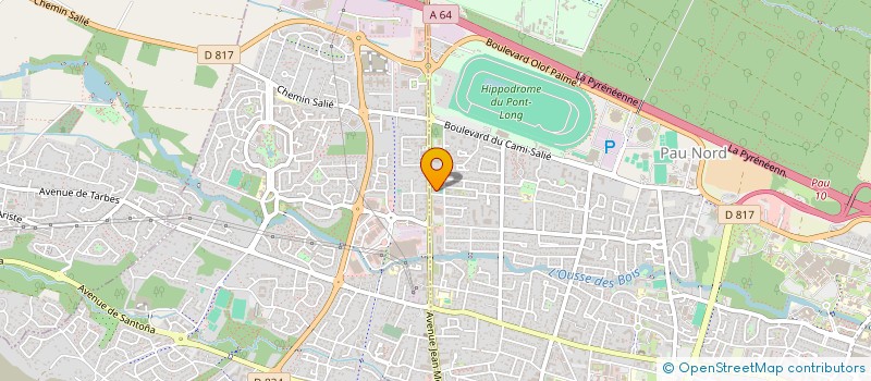 localisation de l'entreprise SCI JOKO MEDIKA à PAU