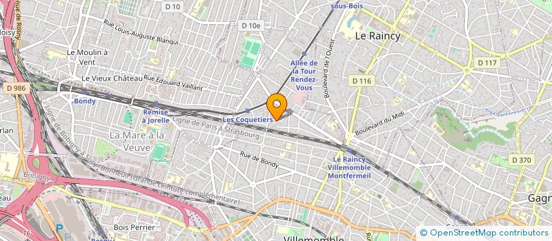 localisation de l'entreprise SCI JOLA à VILLEMOMBLE