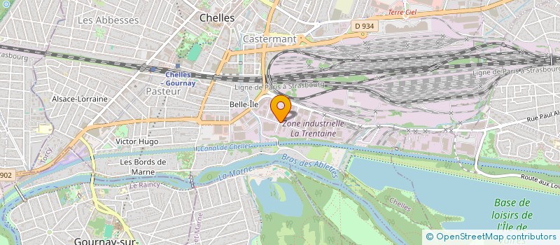 localisation de l'entreprise SCI JOLA  CHELLES