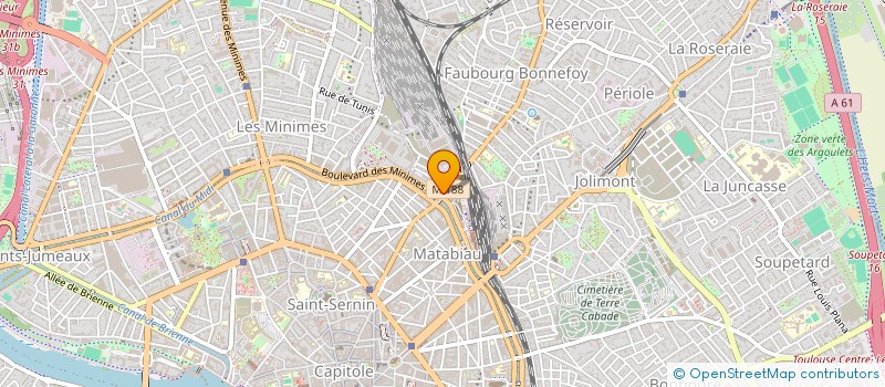 localisation de l'entreprise SCI JOLAILLE à TOULOUSE