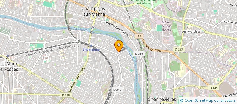 localisation de l'entreprise SCI JOLAIN à SAINT-MAUR-DES-FOSSES