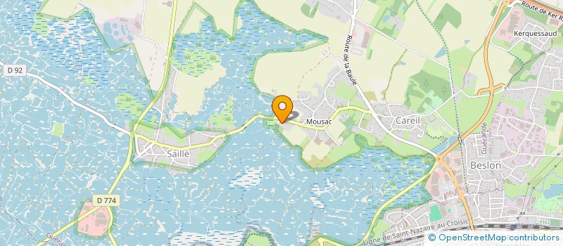 localisation de l'entreprise SCI JOLAN  GUERANDE