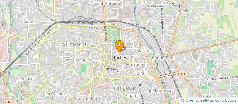 localisation de l'entreprise SCI JOLAVI  TARBES