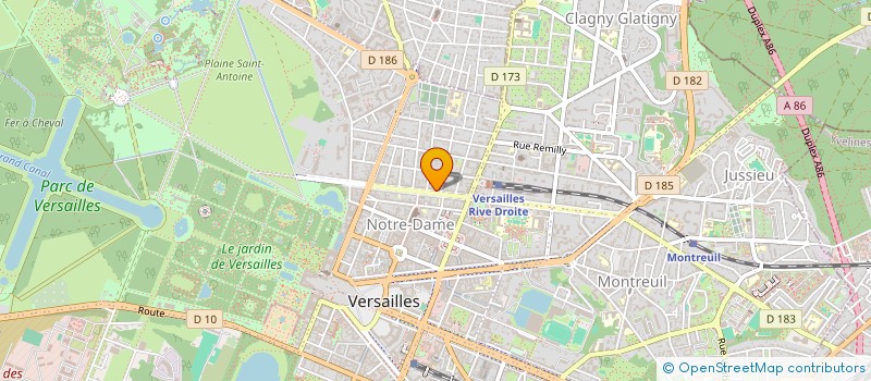 localisation de l'entreprise SCI JOLCOM à VERSAILLES