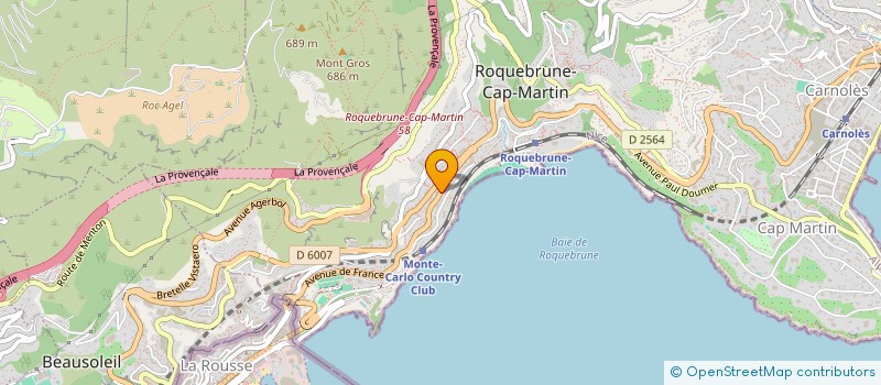 localisation de l'entreprise SCI JOLE à ROQUEBRUNE-CAP-MARTIN