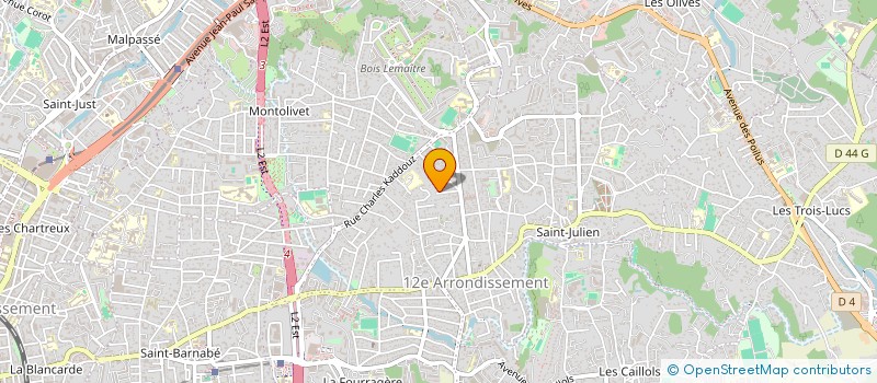 localisation de l'entreprise SCI JOLEVA à MARSEILLE