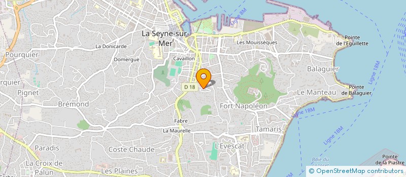 localisation de l'entreprise SCI JOLGAT à LA SEYNE-SUR-MER