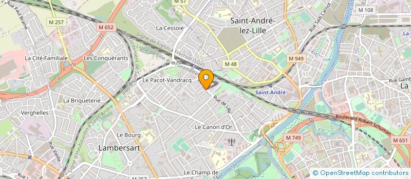 localisation de l'entreprise SCI JOLI à LAMBERSART