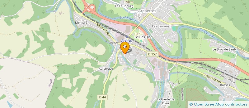 localisation de l'entreprise SCI JOLI COQUELICOT DES CHAMPS  ARCHES