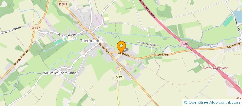 localisation de l'entreprise SCI JOLI JAUGE  THEROUANNE