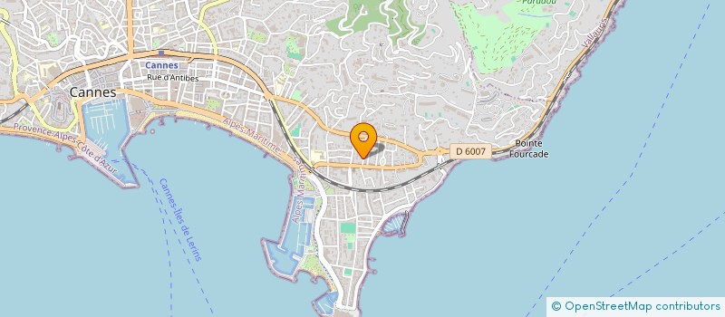 localisation de l'entreprise SCI JOLI VAL à CANNES