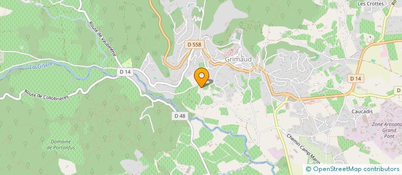 localisation de l'entreprise SCI JOLICEA à GRIMAUD