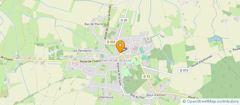 localisation de l'entreprise SCI JOLIE  LAYS-SUR-LE-DOUBS