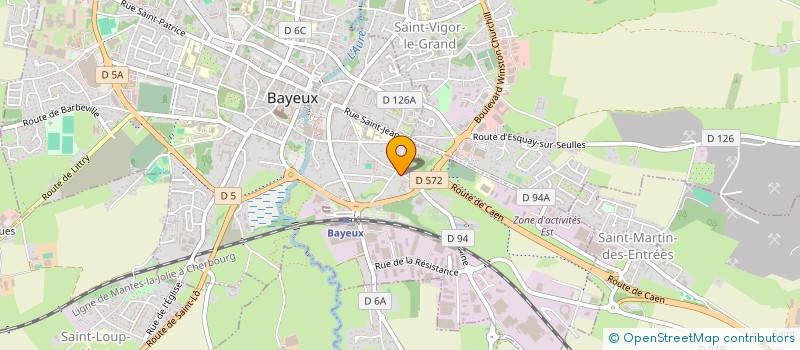 localisation de l'entreprise SCI JOLIE FONTAINE  BAYEUX