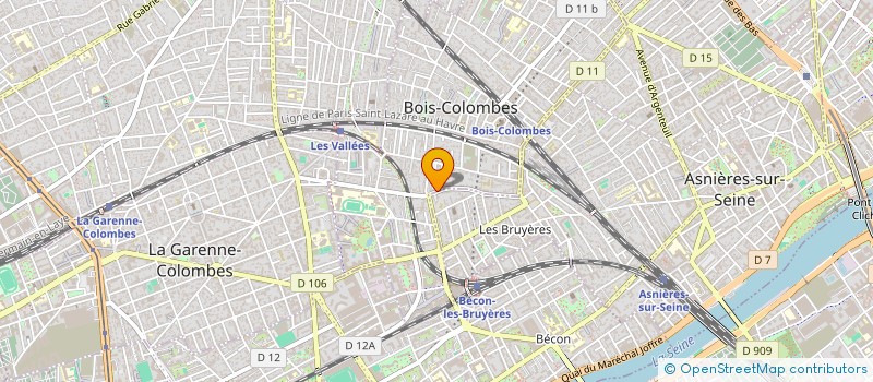 localisation de l'entreprise SCI JOLIE VUE à BOIS-COLOMBES