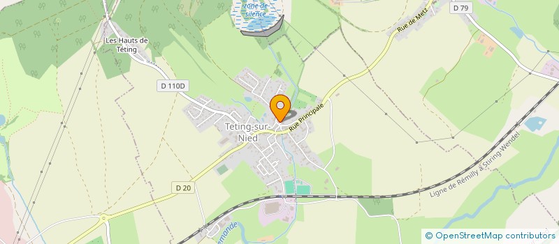 localisation de l'entreprise SCI JOLIGRE  TETING-SUR-NIED