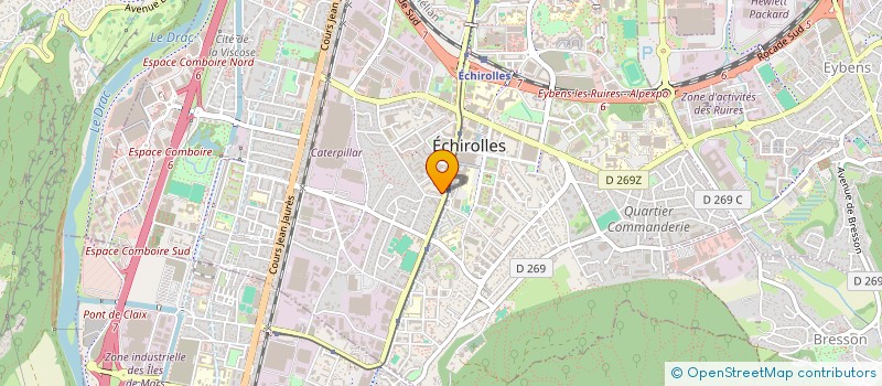 localisation de l'entreprise SCI JOLIMA à ECHIROLLES