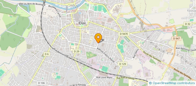 localisation de l'entreprise SCI JOLIMAR à DAX