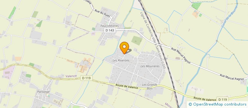 localisation de l'entreprise SCI JOLINE à MONTELIER