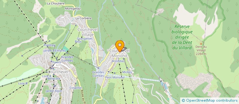 localisation de l'entreprise SCI JOLINE à COURCHEVEL