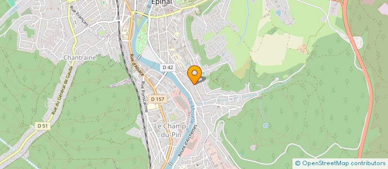 localisation de l'entreprise SCI JOLINE à EPINAL