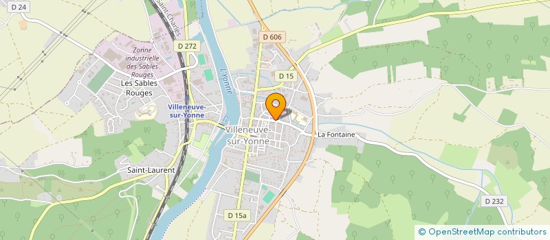 localisation de l'entreprise SCI JOLINE  VILLENEUVE-SUR-YONNE