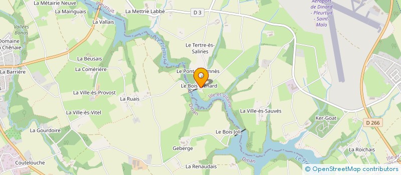 localisation de l'entreprise SCI JOLITHOEN  PLEURTUIT