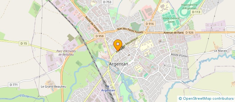 localisation de l'entreprise SCI JOLITON à ARGENTAN