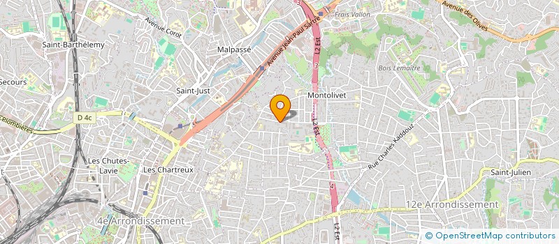 localisation de l'entreprise SCI JOLIVAL à MARSEILLE
