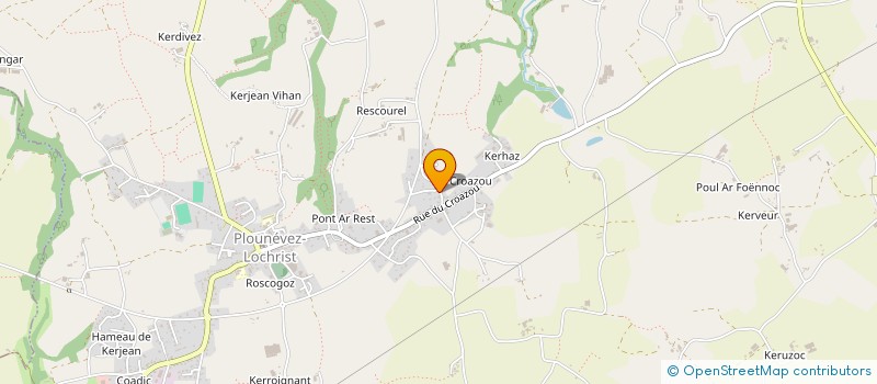 localisation de l'entreprise SCI JOLIVET  PLOUNEVEZ-LOCHRIST