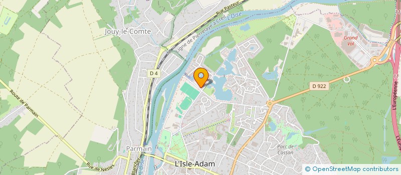 localisation de l'entreprise SCI JOLIVET  L'ISLE-ADAM