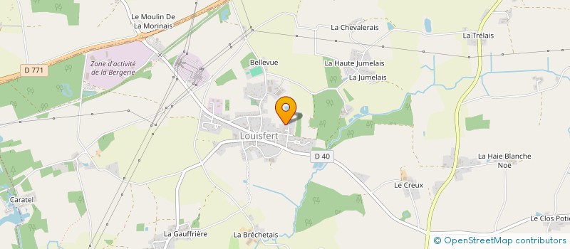 localisation de l'entreprise SCI JOLIVET  LOUISFERT