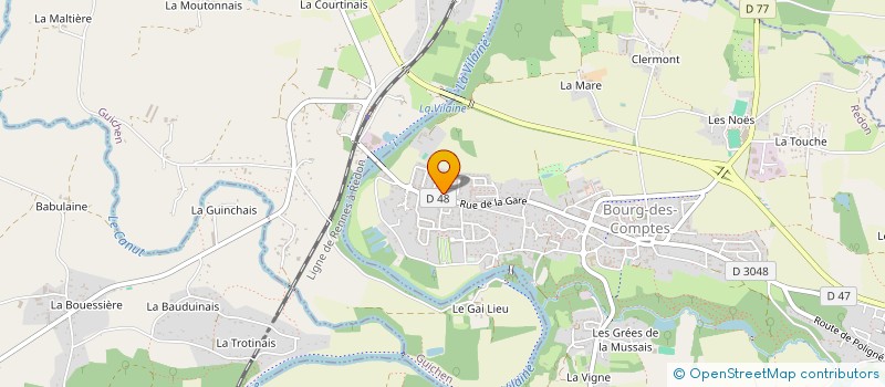 localisation de l'entreprise SCI JOLIVIE  BOURG-DES-COMPTES