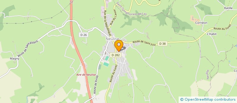 localisation de l'entreprise SCI JOLL  VEZELIN-SUR-LOIRE