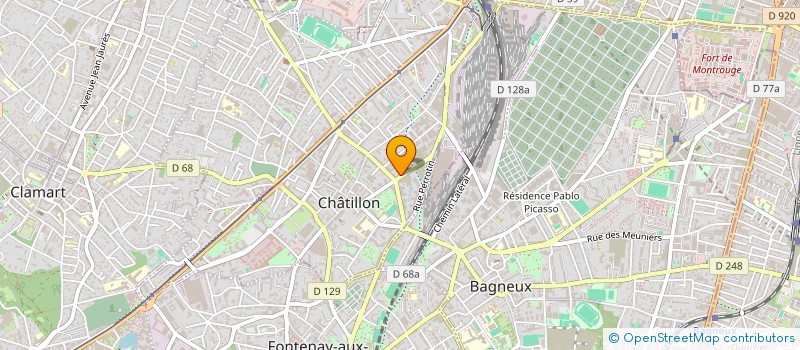 localisation de l'entreprise SCI JOLLY  CHATILLON