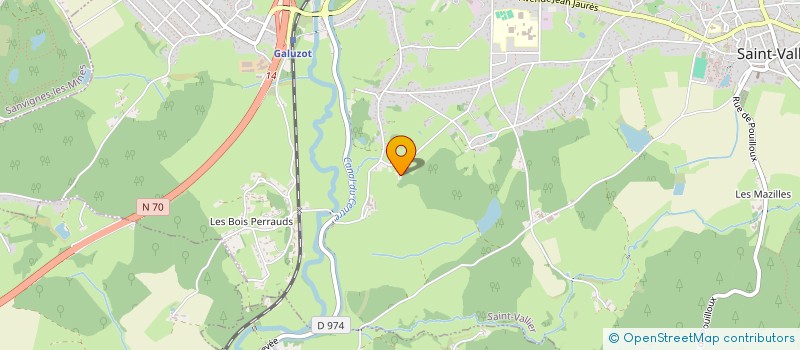 localisation de l'entreprise SCI JOLODA  SAINT-VALLIER