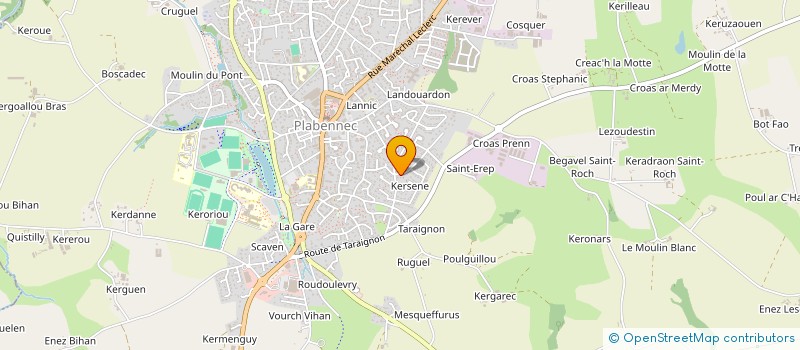 localisation de l'entreprise SCI JOLORA  PLABENNEC